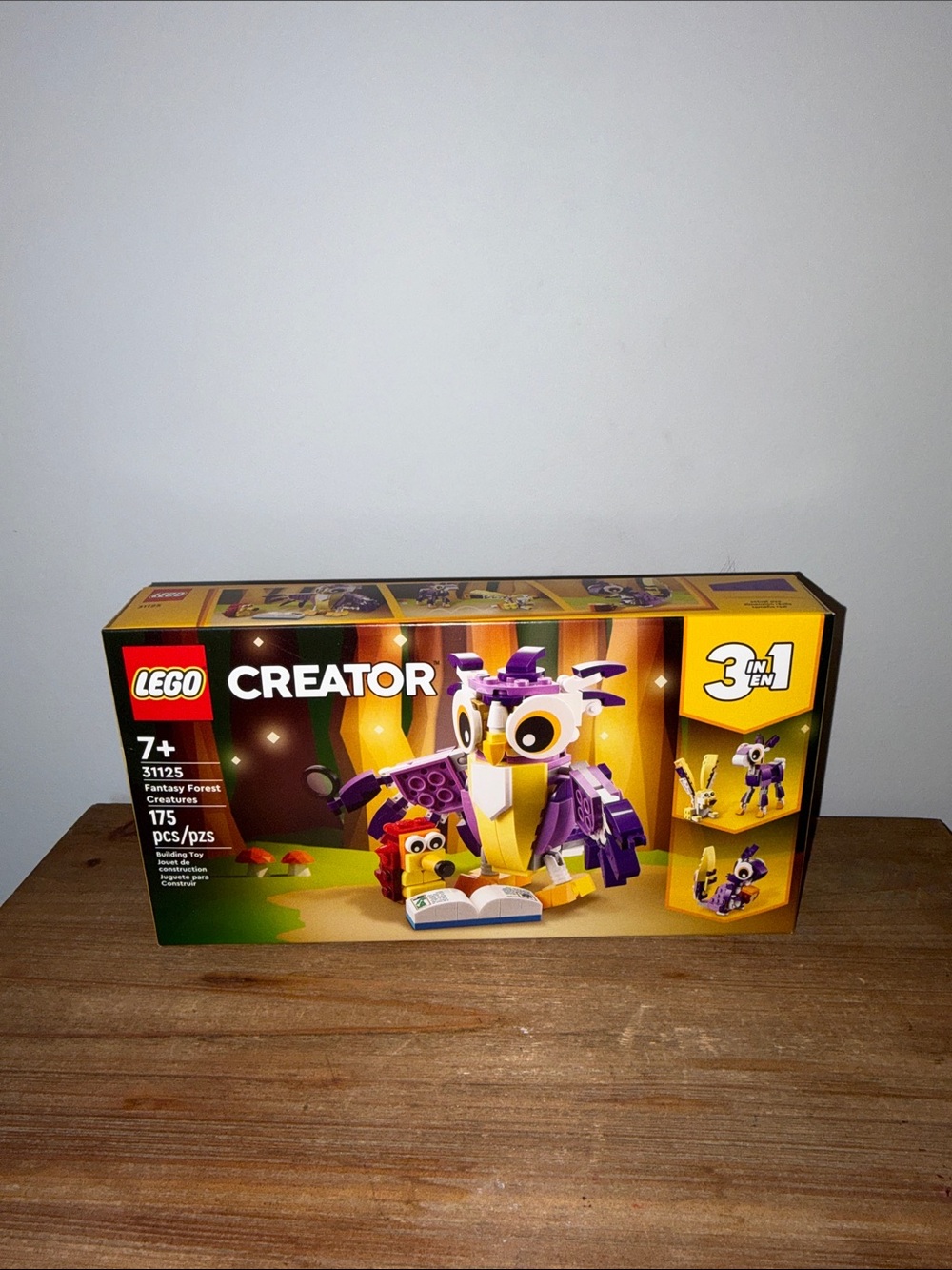 NIB LEGO Creator Fantasy Forest Owl Set - Purple, Yellow, White